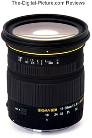 Sigma 18-50mm f/2.8 EX DC Macro Lens