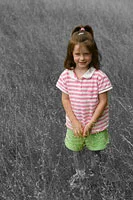 Girl in Field Picture