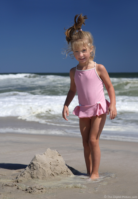 Girl On Beach Picture