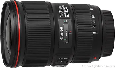 Canon EF 16-35mm f/4L IS USM Lens Image Quality Comparison
