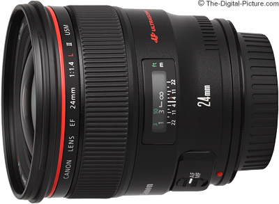 Symmetrie Blaast op drinken Canon EF 24mm f/1.4L II USM Lens Review