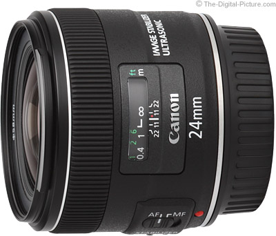 カメラ レンズ(単焦点) Canon EF 24mm f/2.8 IS USM Lens Review
