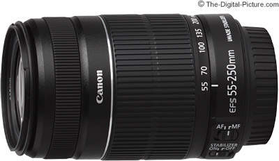 Canon EF-S 55-250mm f/4-5.6 IS II Lens