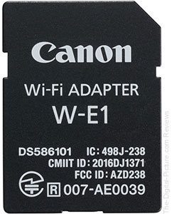 canon memory card adapter