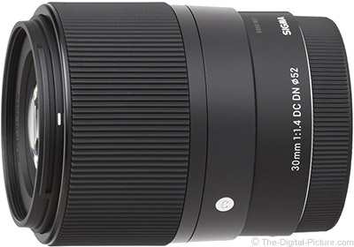 Sigma 30mm F1.4 Contemporary DC DN Lens for Sony E Mount Cameras with  Essential Photo and Travel Bundle